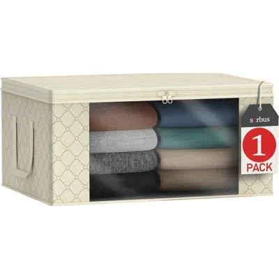 Sorbus Storage Bin In Beige