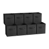 Sorbus 8-pack Collapsible Storage Cubes In Black