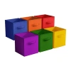 Sorbus 6 Pack 11in Foldable Storage Cubes In Multi