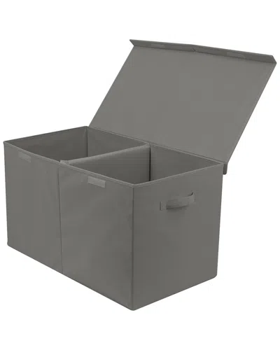 Sorbus Storage Fabric Toy Chest In Gray
