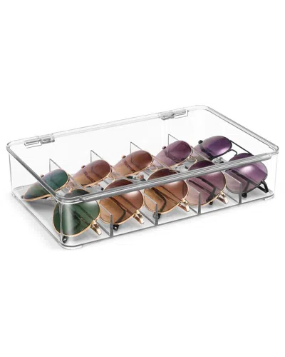 Sorbus Sunglasses Organizer In Clear