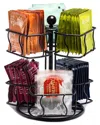 Sorbus Home Tea Bag Black Spinning Carousel Organizer In Black
