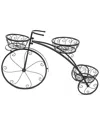 Sorbus Tricycle Flower Pot Rack In Black