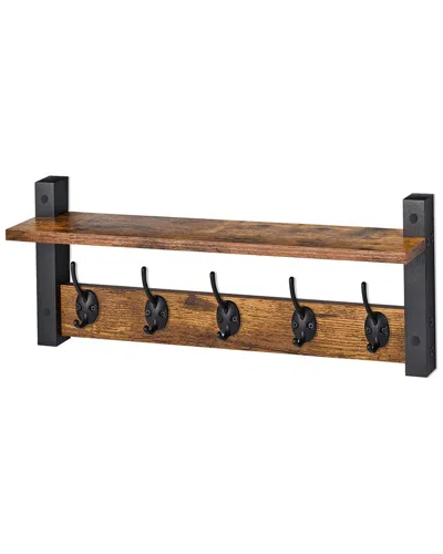 SORBUS SORBUS WALL MOUNT XL COAT HOOKS FLOATING SHELF