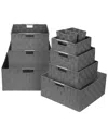 Sorbus Weave 9pc Basket Set