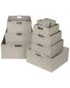 Sorbus Weave 9pc Basket Set