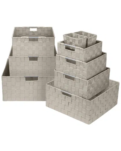 Sorbus Weave 9pc Basket Set