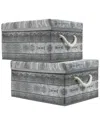 Sorbus Wooden Pattern Storage Box