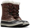 Sorel Lace-up Fleece-lined Boots In Brown