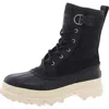 Sorel Caribou Royal Waterproof Canvas Boot In Black