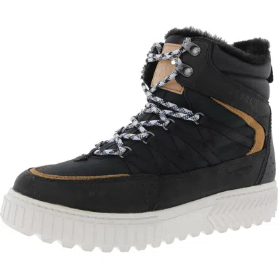SOREL 2088351010 WOMENS WATERPROOF LEATHER WINTER & SNOW BOOTS