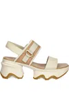 Sorel Cameron Suede Grip Espadrille Sandals In Neutrals