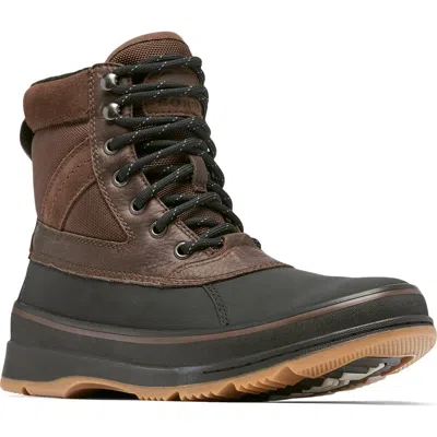 Sorel Ankeny Ii Waterproof Hiking Boot In Tobacco/black