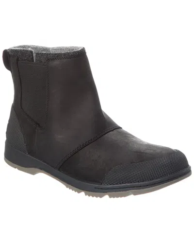 Sorel Ankeny Ii Wp Leather Chelsea Boot In Black