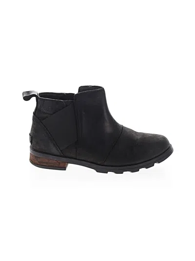 Pre-owned Sorel Ankle Boots In Black