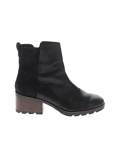 Pre-owned Sorel Ankle Boots In Black