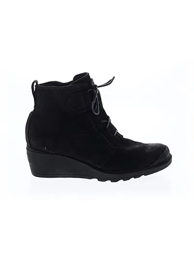 Pre-owned Sorel Ankle Boots In Black