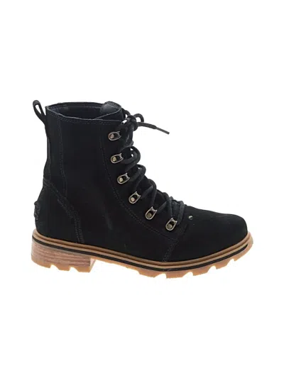 Pre-owned Sorel Ankle Boots In Black