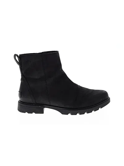 Pre-owned Sorel Ankle Boots In Black