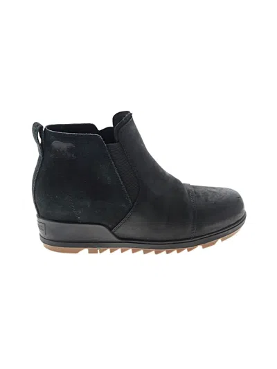Pre-owned Sorel Ankle Boots In Black
