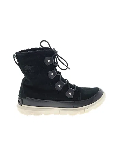 Pre-owned Sorel Ankle Boots In Black