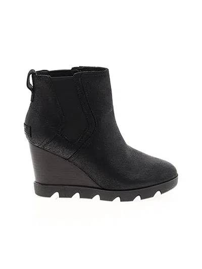 Pre-owned Sorel Ankle Boots In Black