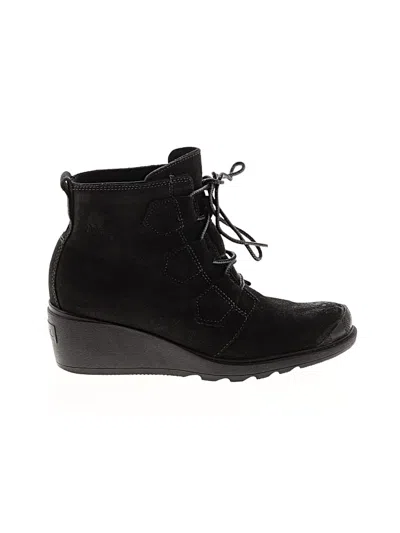 Pre-owned Sorel Ankle Boots In Black