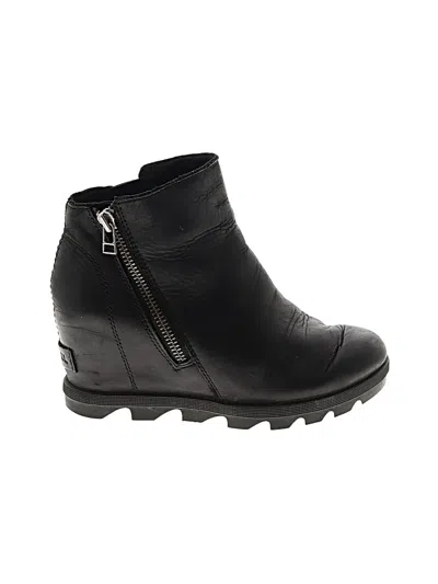 Pre-owned Sorel Ankle Boots In Black