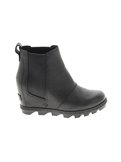 Pre-owned Sorel Ankle Boots In Black