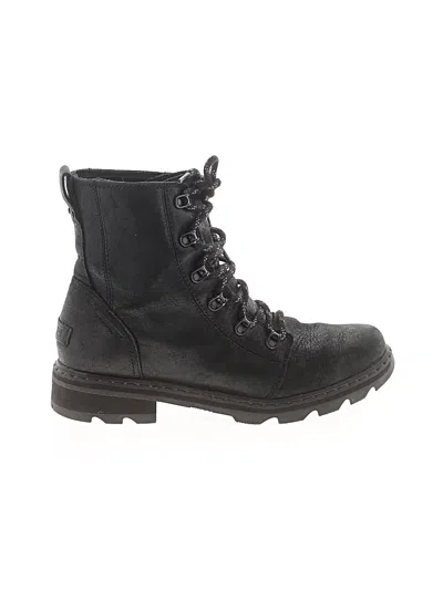 Pre-owned Sorel Ankle Boots In Black