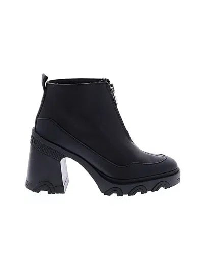 Pre-owned Sorel Ankle Boots In Black