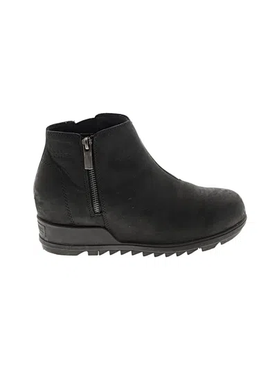 Pre-owned Sorel Ankle Boots In Black
