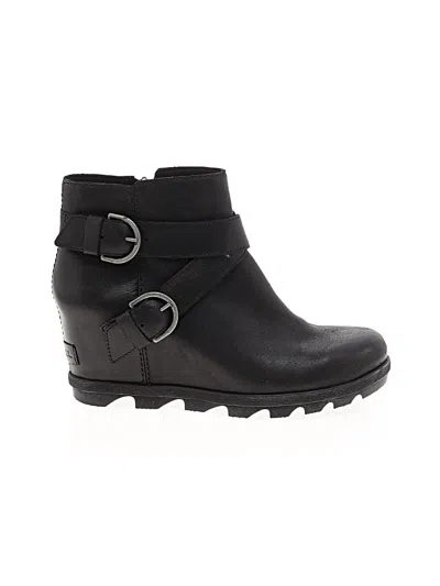 Pre-owned Sorel Ankle Boots In Black