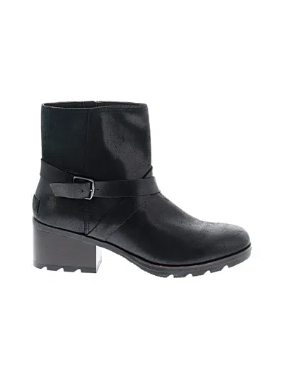 Pre-owned Sorel Ankle Boots In Black