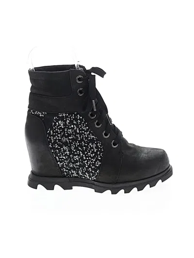 Pre-owned Sorel Ankle Boots In Black