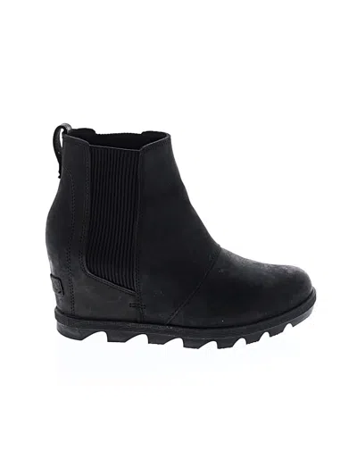 Pre-owned Sorel Ankle Boots In Black