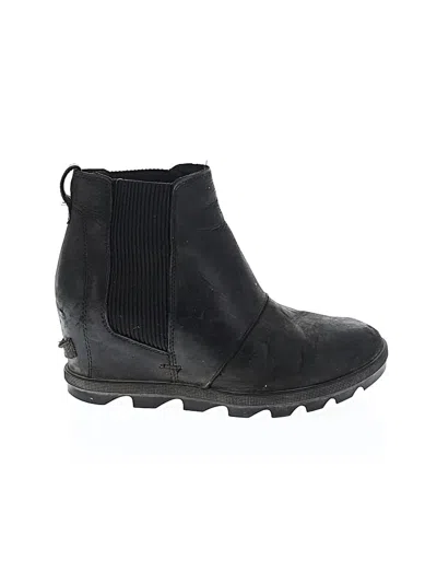 Pre-owned Sorel Ankle Boots In Black