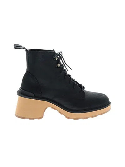 Pre-owned Sorel Ankle Boots In Black