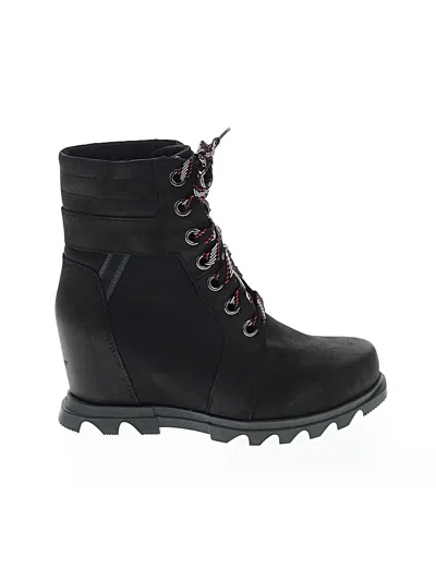 Pre-owned Sorel Ankle Boots In Black