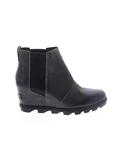 Pre-owned Sorel Ankle Boots In Black