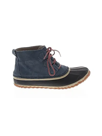 Pre-owned Sorel Ankle Boots In Blue