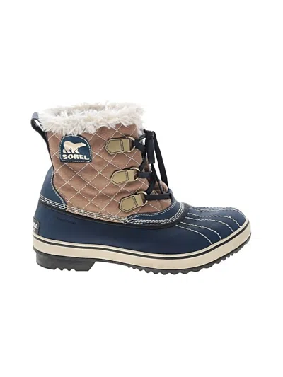 Pre-owned Sorel Ankle Boots In Blue