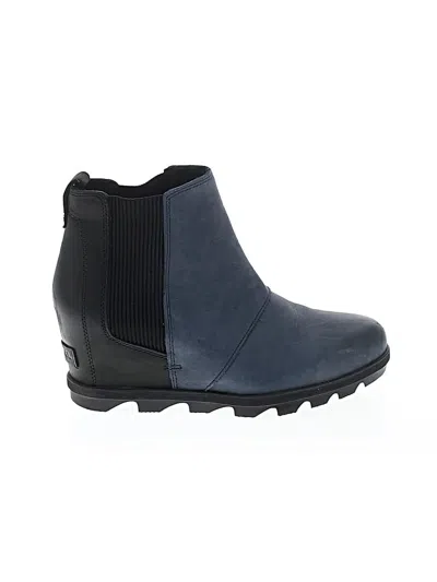 Pre-owned Sorel Ankle Boots In Blue