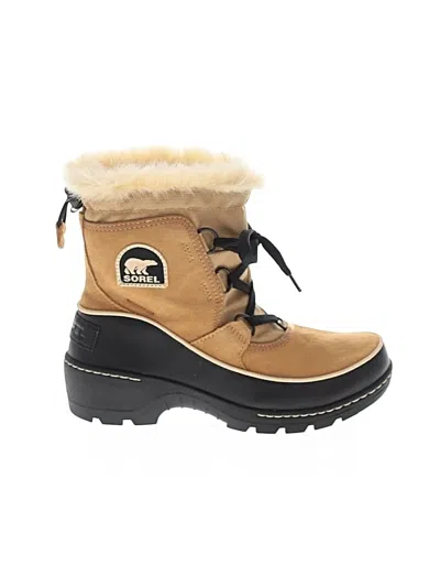 Pre-owned Sorel Ankle Boots In Brown
