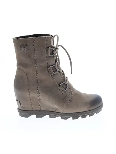 Pre-owned Sorel Ankle Boots In Brown