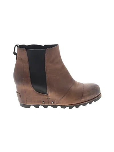 Pre-owned Sorel Ankle Boots In Brown