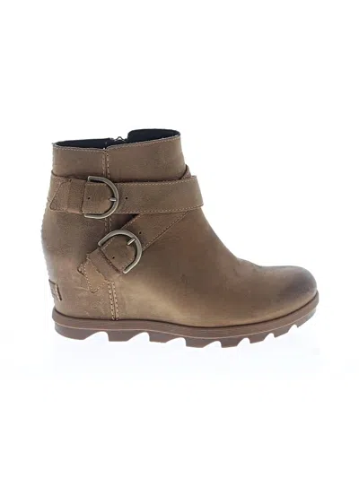 Pre-owned Sorel Ankle Boots In Brown