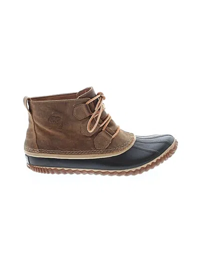 Pre-owned Sorel Ankle Boots In Brown