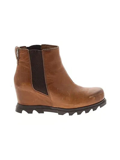 Pre-owned Sorel Ankle Boots In Brown