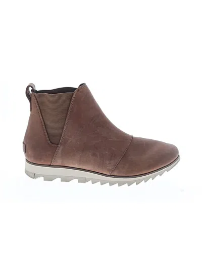 Pre-owned Sorel Ankle Boots In Brown